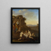Die Entdeckung Moses - Johan van Haensbergen — gerahmtes Bild an der Wand