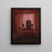 Eine Zimmer im Bernstorff-Palast bei Kopenhagen - Johan Vilhelm Gertner — gerahmtes Bild an der Wand