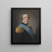 Ludwig Manderström 1806–1873 - Johan Vilhelm Gertner — gerahmtes Bild an der Wand