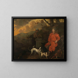 Johan de la Rocquette - Portrait of Philippus Baldaeus and Gerrit Mossopotam.webp