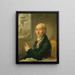 Portrait von Pierre-François-Charles Augereau 1757-1816 Marschall von Frankreich Herzog von Castiglione - Johann Julius Heinsius — gerahmtes Bild an der Wand