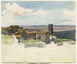 Tivoli und die römische Landschaft - Johann Adam Klein — Ansicht des Kunstwerks