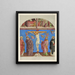 Der Christus am Kreuz in der Kirche S. Domenico in Arezzo - Johann Anton Ramboux — gerahmtes Bild an der Wand