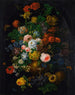 Eine Blumenstillleben in einer Vase mit Schmetterlingen - Johann Baptist Drechsler — Ansicht des Kunstwerks