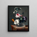 Stillleben mit Blumen - Johann Baptist Drechsler — gerahmtes Bild an der Wand