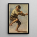 Junges Landleben in Verteidigungsposition - Johann Baptist Kirner — gerahmtes Bild an der Wand
