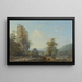 Château Reichenstein bei Arlesheim - Johann Baptist Stuntz — gerahmtes Bild an der Wand