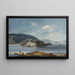 Ansicht der Insel Saint-Pierre am Bielersee - Johann Baptist Stuntz — gerahmtes Bild an der Wand