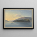Ansicht der Insel Saint-Pierre am Bielersee - Johann Baptist Stuntz — gerahmtes Bild an der Wand