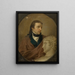Josef Klieber Bildhauer - Johann Baptist von Lampi der Ältere — gerahmtes Bild an der Wand