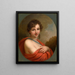 Portrait von Elena Alexandrovna Naryshkina 1785-1855 - Johann Baptist von Lampi der Ältere — gerahmtes Bild an der Wand