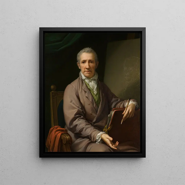 Johann Baptist von Lampi the Elder - Selbstbildnis an der Staffelei.webp