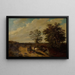 Nach der Jagd - Johann Bernhard Klombeck — gerahmtes Bild an der Wand