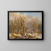 Winterzeit - Johann Bernhard Klombeck — gerahmtes Bild an der Wand