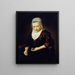 Alte Frau beim Beten - Johann Bernhard Scheffer — gerahmtes Bild an der Wand