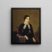 Portrait von Elisabeth Bierž-Pfister - Johann Bucher — gerahmtes Bild an der Wand