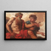 Merkur und Jupiter - Johann Carl Loth — gerahmtes Bild an der Wand