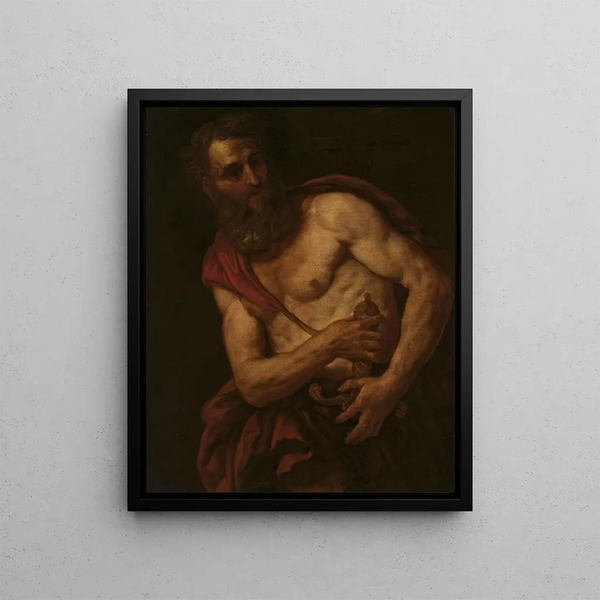 Saint Paul - Johann Carl Loth — gerahmtes Bild an der Wand