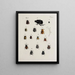 Archive der Geschichte der Insekten Pl20 - Johann Caspar Füssli — gerahmtes Bild an der Wand