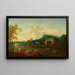 Flusslandschaft - Johann Christian Brand — gerahmtes Bild an der Wand