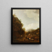 Landschaft mit Hirten und Vieh - Johann Christian Klenge — gerahmtes Bild an der Wand