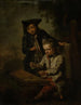 Zwei Jungen, einer spielt Dulzimer - Johann Conrad Seekatz — Ansicht des Kunstwerks