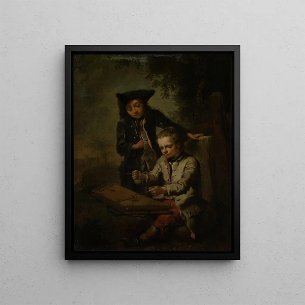 Johann Conrad Seekatz - Two Boys One of Them Playing the Dulcimer.webp