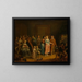 Die Hochzeitsnacht - Johann Daniel Bager — gerahmtes Bild an der Wand