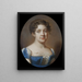 Frau unbekannt - Johann Dominik Bossi — gerahmtes Bild an der Wand