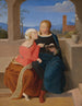 Stunde der Andacht - Johann Evangelist Scheffer von Leonhardshoff — Ansicht des Kunstwerks