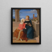 Stunde der Andacht - Johann Evangelist Scheffer von Leonhardshoff — gerahmtes Bild an der Wand