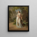 Louise de Brandebourg-Schwedt - Johann Friedrich August Tischbein — gerahmtes Bild an der Wand