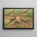Pipit obscur Gustavi Swinhoe campestris spipoletta Richardi - Johann Friedrich Naumann — gerahmtes Bild an der Wand