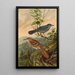 Mimus carolinensis Harporhynchus rufus - Johann Friedrich Naumann — gerahmtes Bild an der Wand