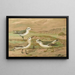 Phalaropus fulicarius, Phalaropus lobatus, Calidris arenaria - Johann Friedrich Naumann — gerahmtes Bild an der Wand