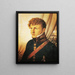 Portrait von Johann Christian Jeremias Martini als Militärchirurg des 25. leichten französischen Infanterieregiments - Johann Friedrich Overbeck — gerahmtes Bild an der Wand