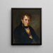 Portrait eines Gentlemans - Johann Georg Edlinger — gerahmtes Bild an der Wand