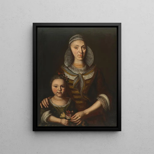 Johann Georg Koch - Junge Frau und Kind.webp