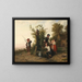 Le jeu de la taupe - Johann Georg Meyer von Bremen — gerahmtes Bild an der Wand