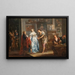 Alexandre übergibt Kampaspe an den Maler Apelle - Johann Georg Platzer — gerahmtes Bild an der Wand