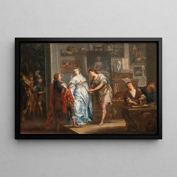 Johann Georg Platzer - Alexander berlsst Kampaspe dem Maler Apelles.webp