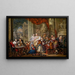 Konzert im Palais - Johann Georg Platzer — gerahmtes Bild an der Wand