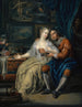 Paar mit Heiratsvermittlerin - Johann Georg Platzer — Ansicht des Kunstwerks