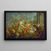 L'enlèvement d'Hélène - Johann Georg Platzer — gerahmtes Bild an der Wand