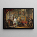 L'Atelier de l'artiste - Johann Georg Platzer — gerahmtes Bild an der Wand