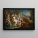 Le bain de Diane - Johann Georg Platzer — gerahmtes Bild an der Wand