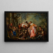 Die Freuden der Jahreszeiten Herbst - Johann Georg Platzer — gerahmtes Bild an der Wand