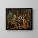 L'atelier des Bildhauers - Johann Georg Platzer — gerahmtes Bild an der Wand