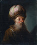 Studie eines orientalischen Männerkopfes halb seitlich nach rechts gewandt - Johann Georg Trautmann — Ansicht des Kunstwerks