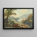 Ländliche Szene am Brienzersee - Johann Georg Volmar — gerahmtes Bild an der Wand